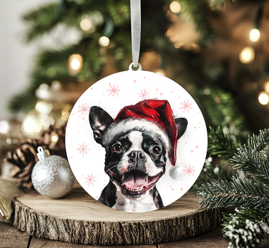 Boston Terrier Ornament