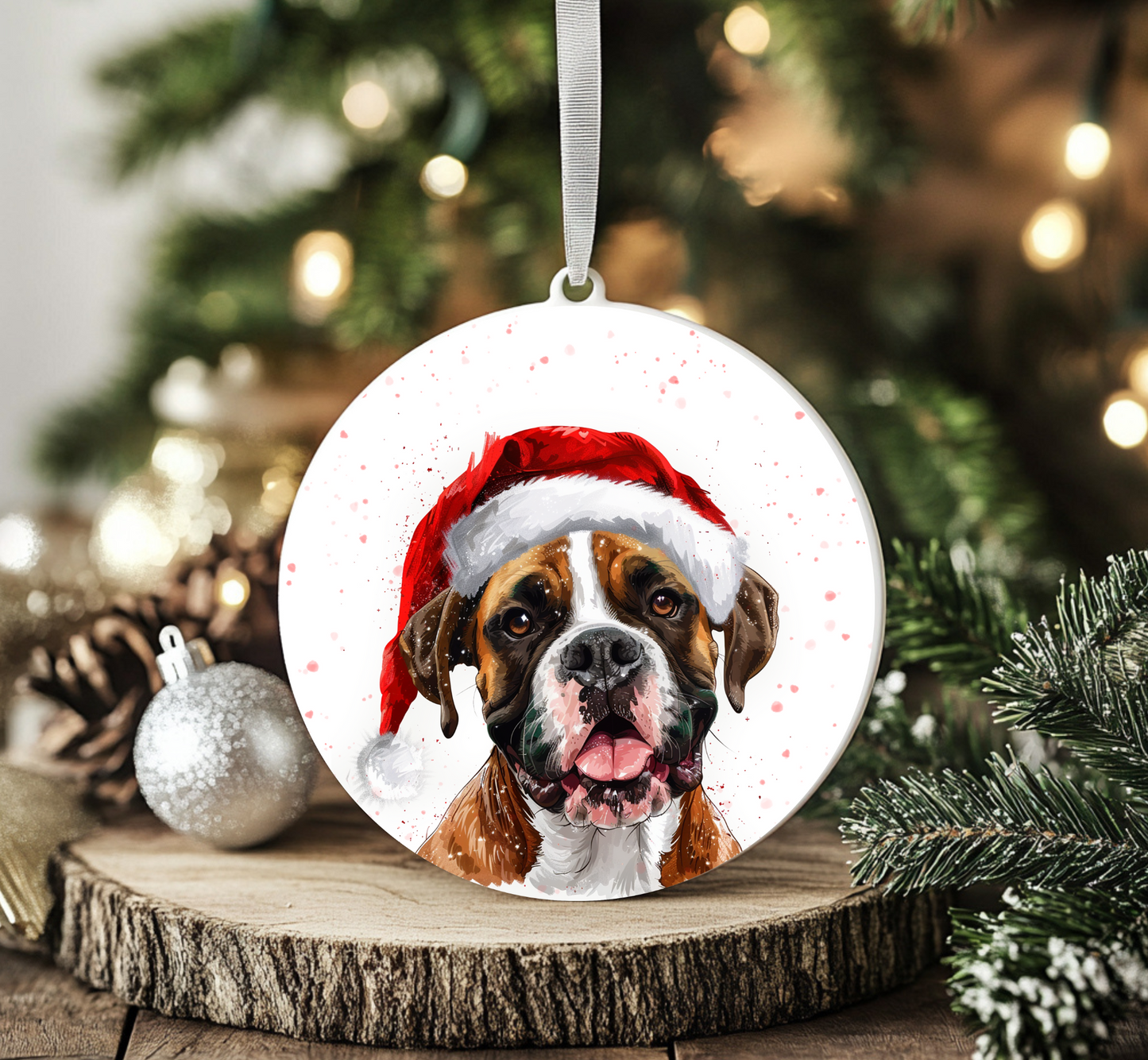 Boxer Ornament