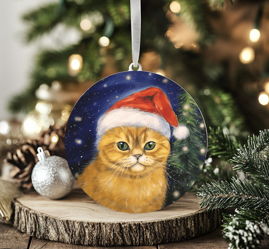 Exotic Shorthair Cat Ornament