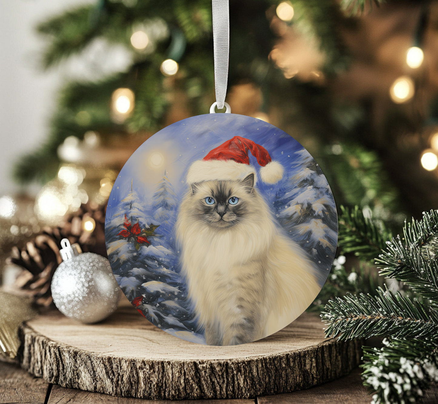 Birman Cat Ornament