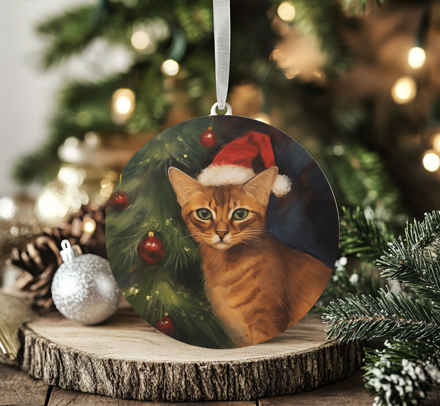 Abyssinian Cat Ornament