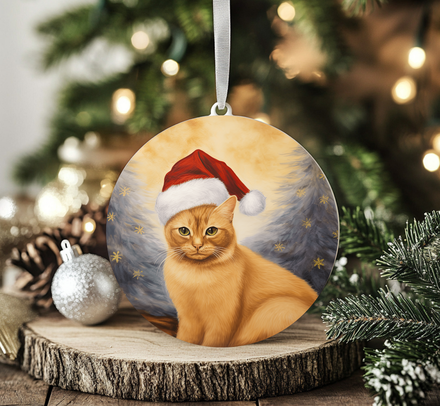 Burmese Cat Ornament