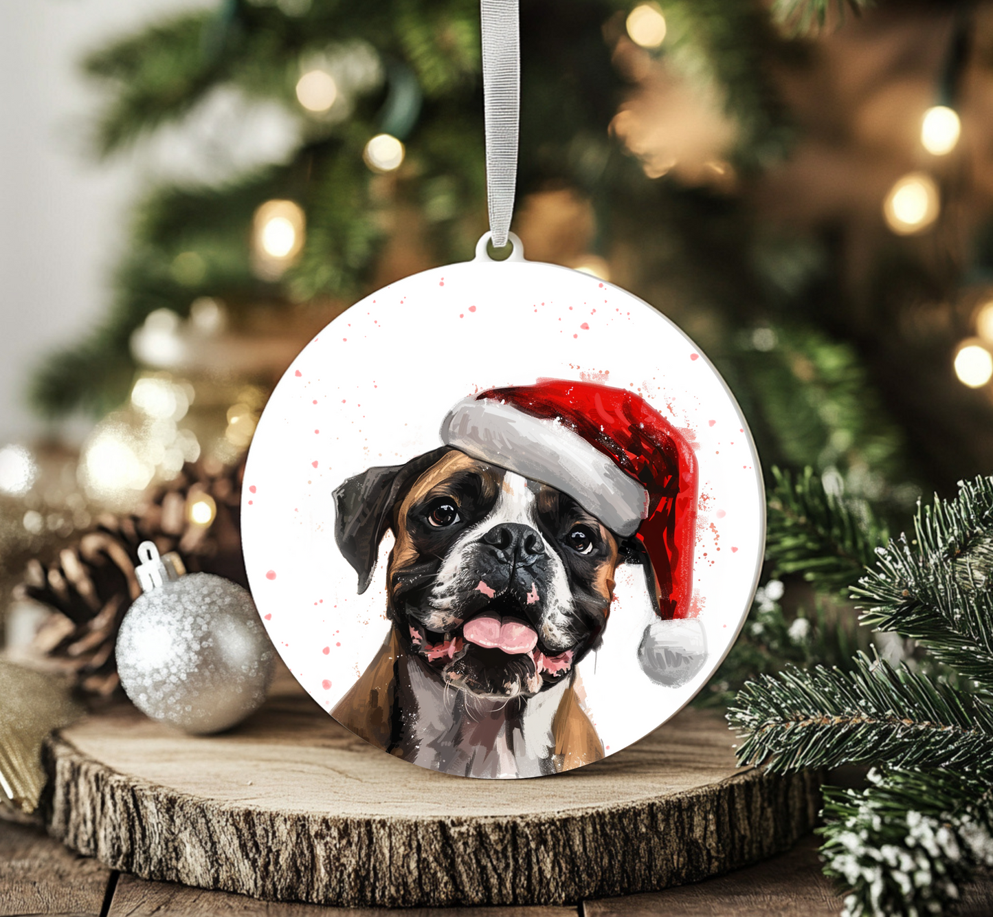 Boxer Ornament