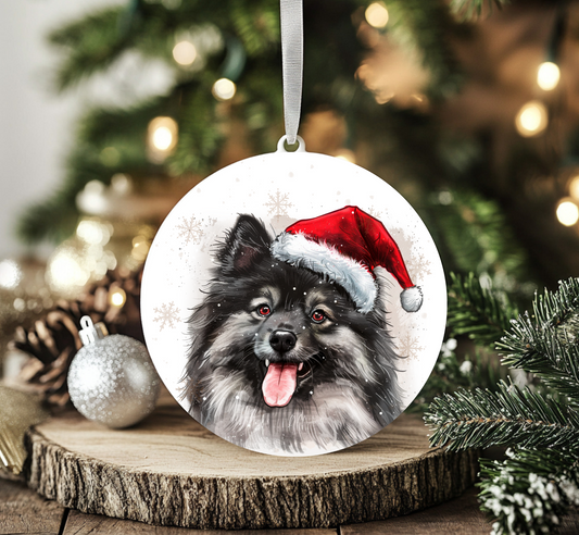 Keeshond Ornament