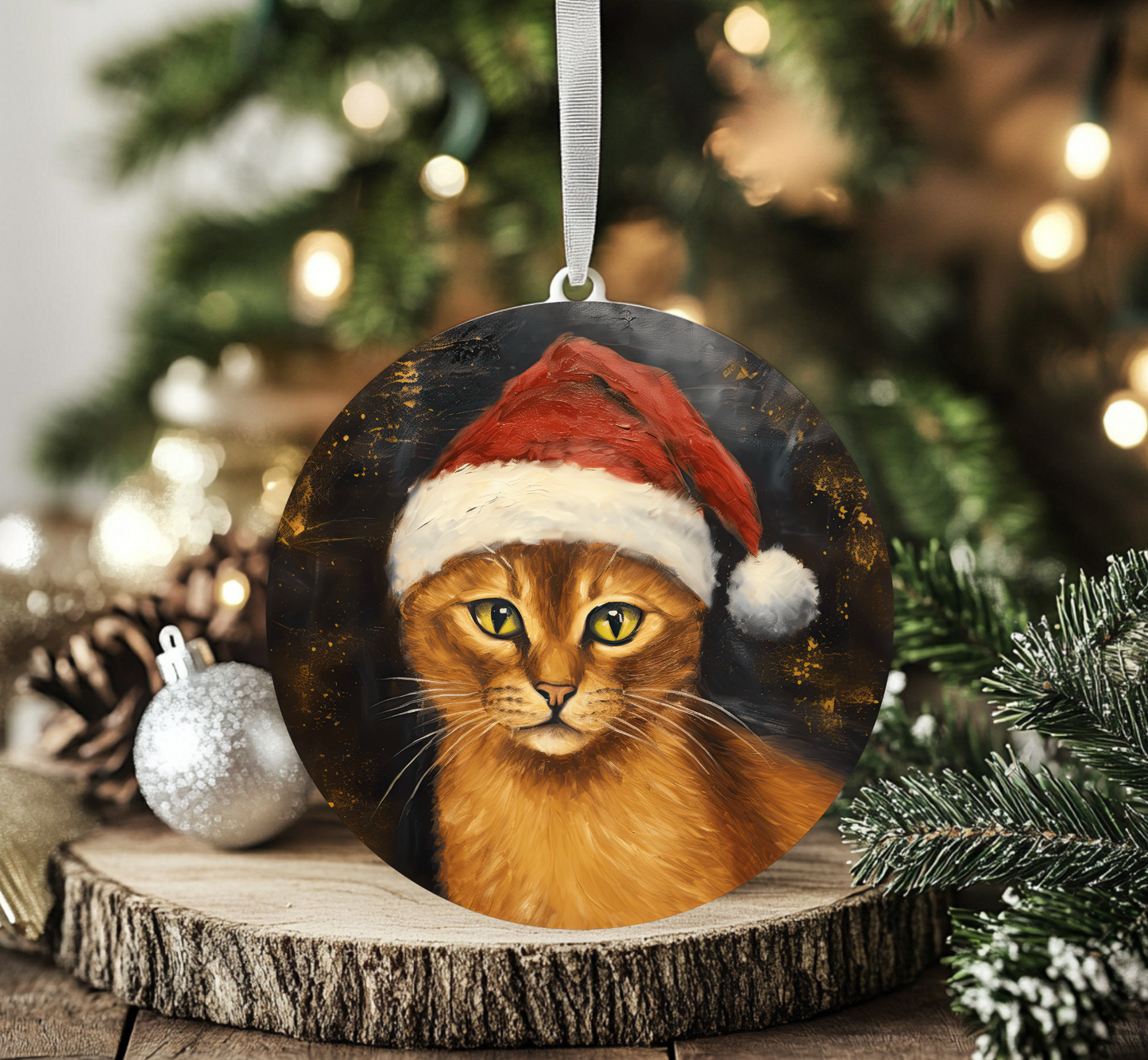 Abyssinian Cat Ornament