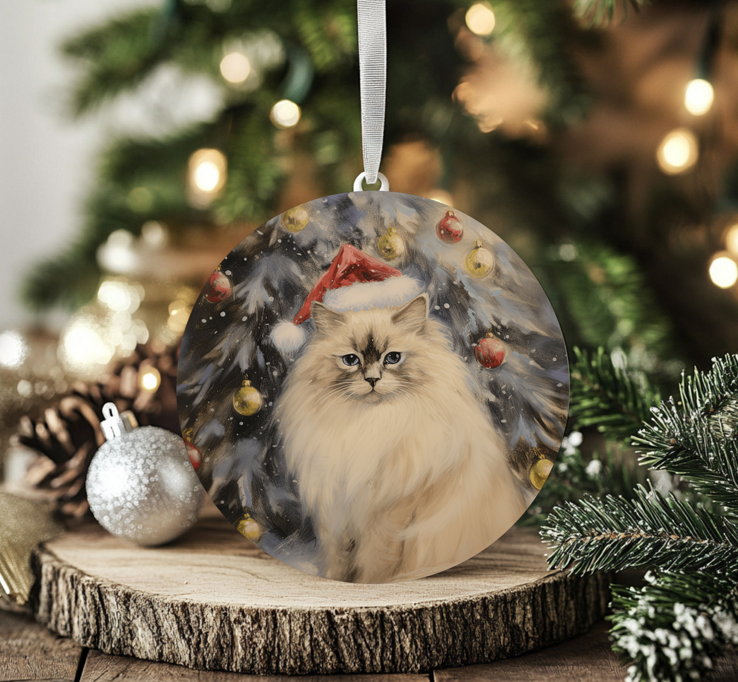 Birman Cat Ornament