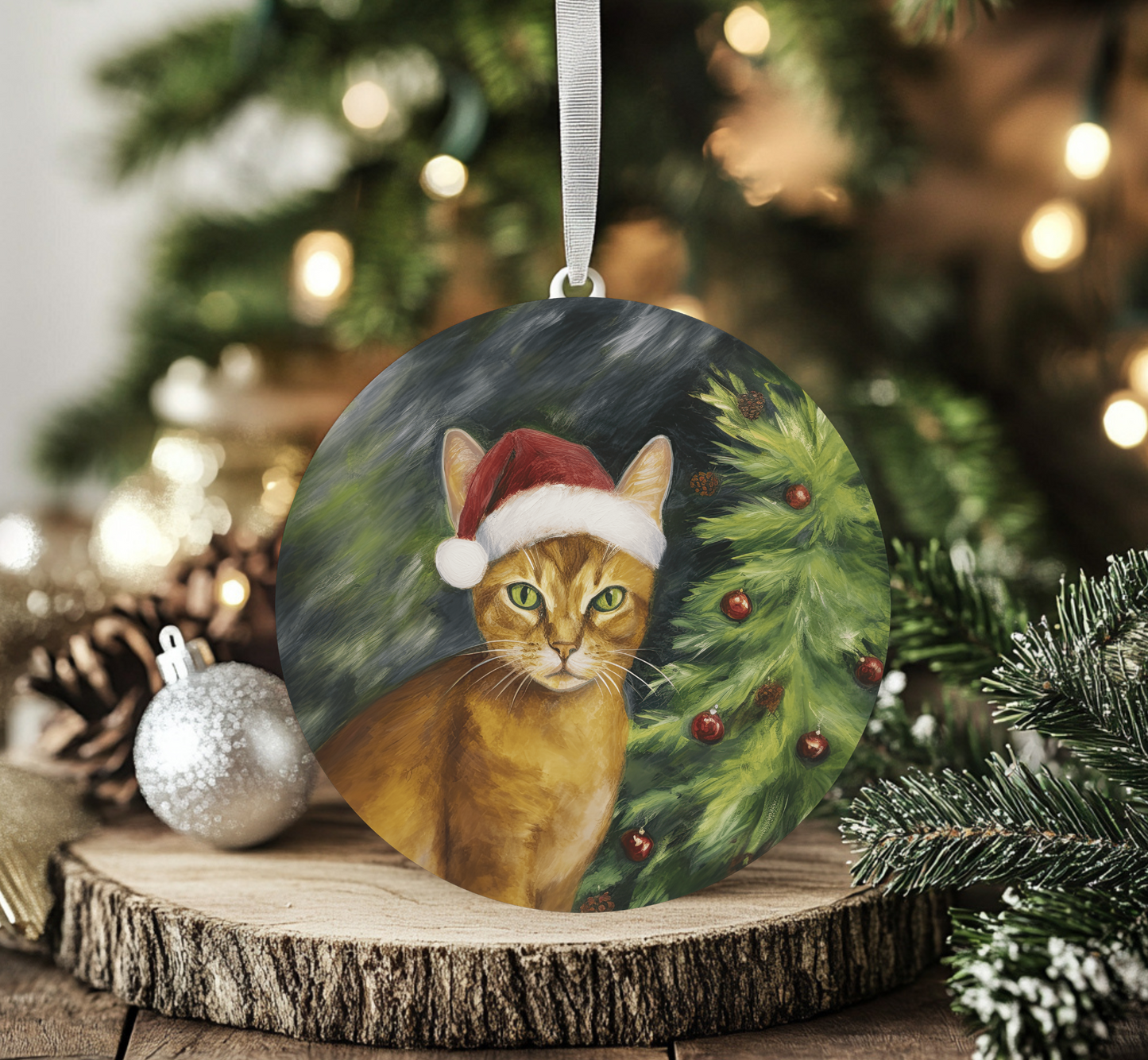 Abyssinian Cat Ornament