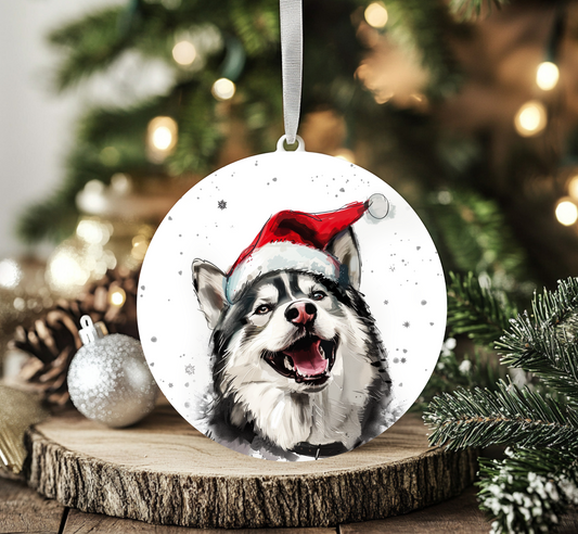 Husky Ornament