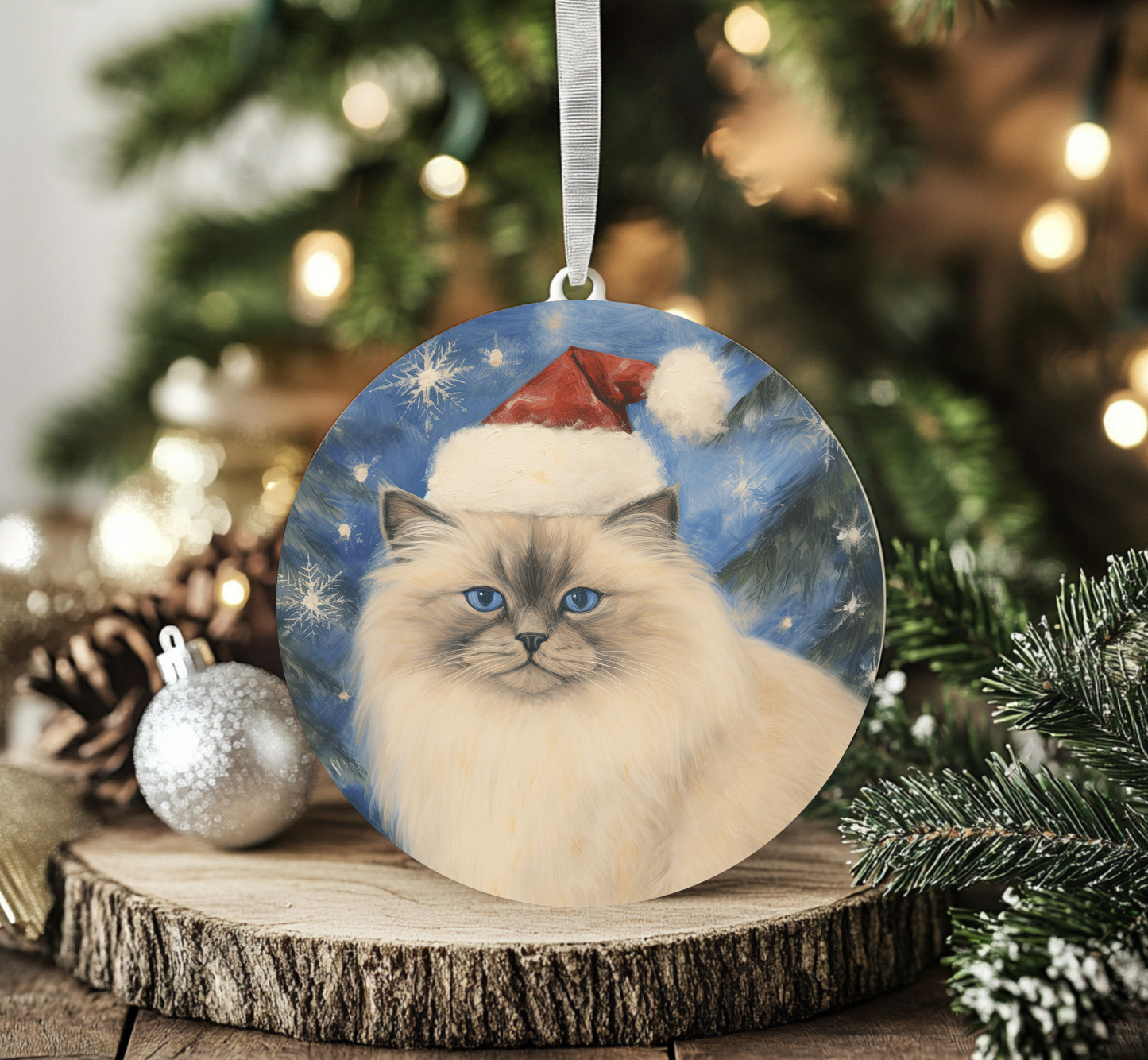 Birman Cat Ornament