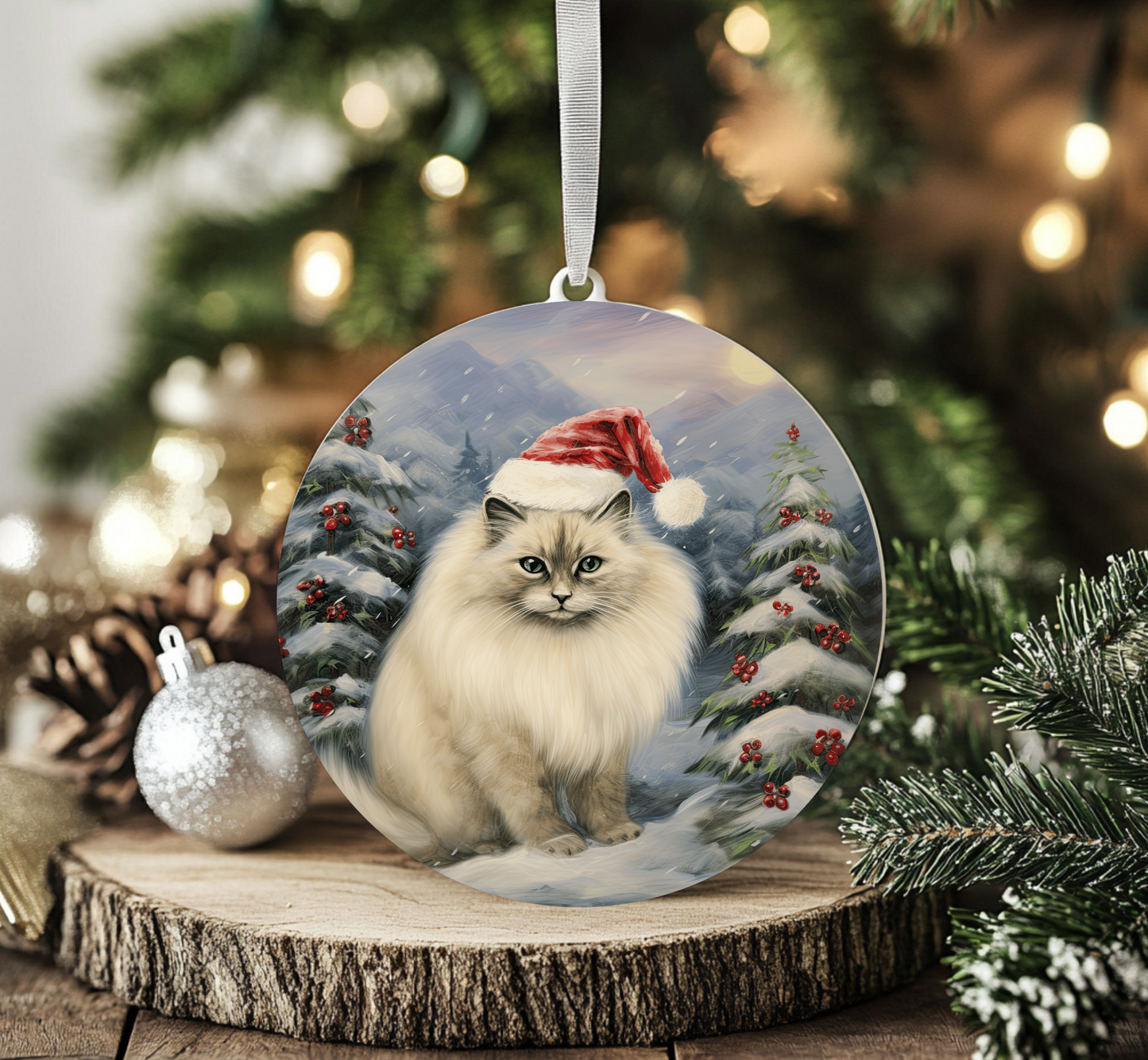 Birman Cat Ornament