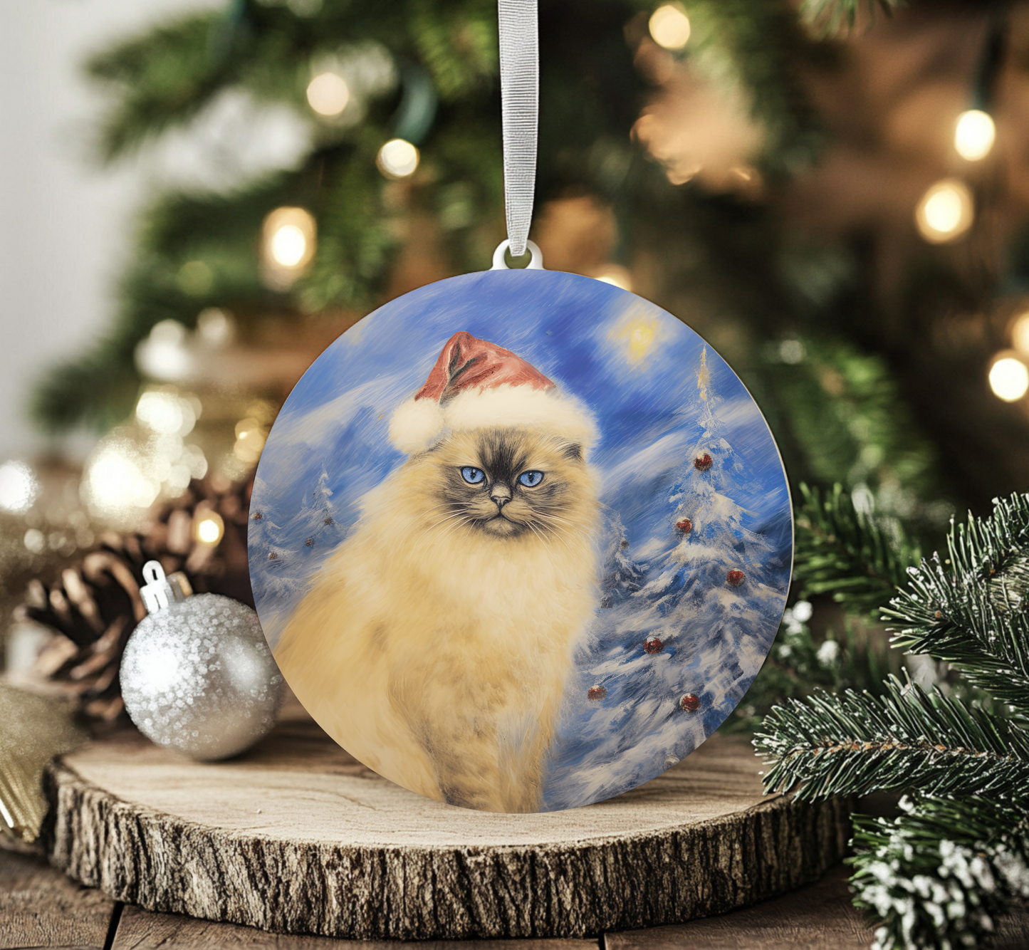 Himalayan Cat Ornament