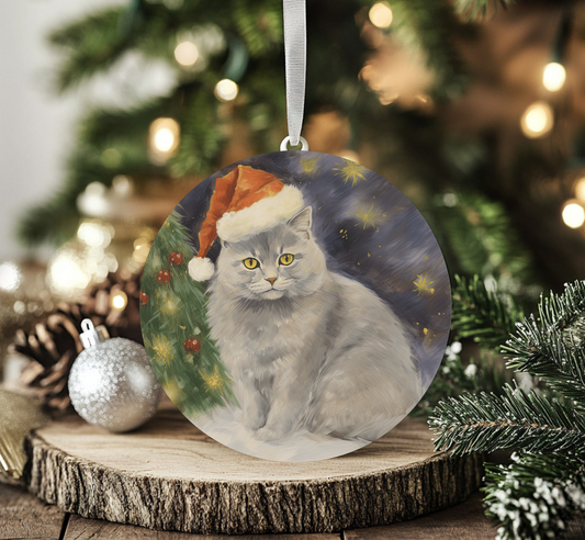 Chartreux Cat Ornament