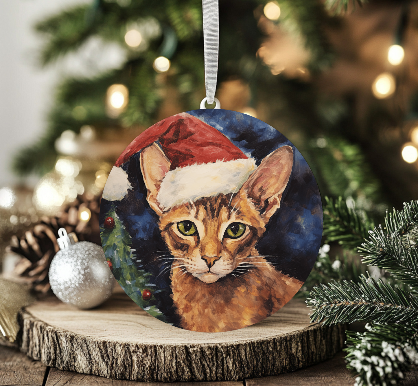 Cornish Rex Cat Ornament