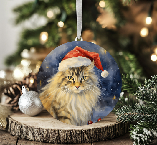 Maine Coon Cat Ornament