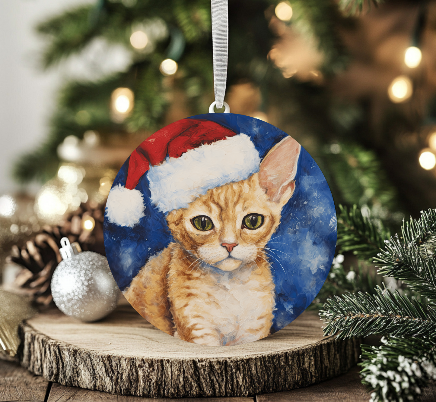 Devon Rex Cat Ornament