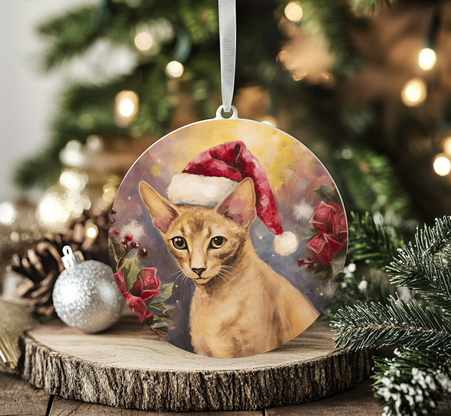 Cornish Rex Cat Ornament