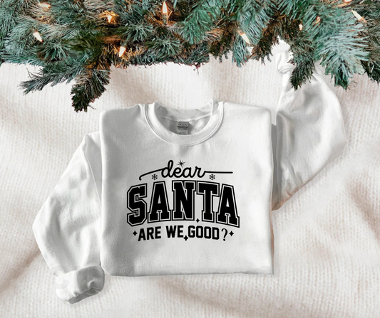 Dear Santa, Are We Good? Sweatshirt