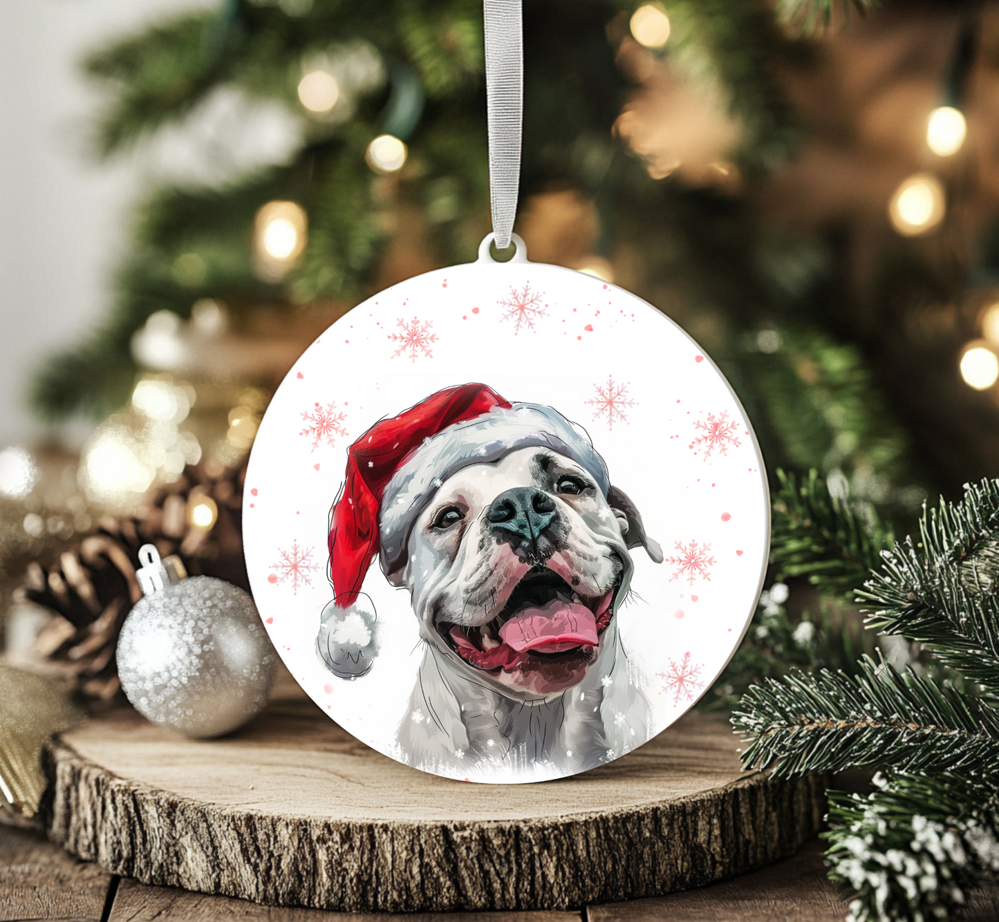 American Bulldog Ornament