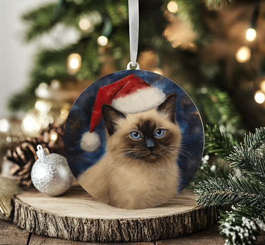 Siamese Cat Ornament